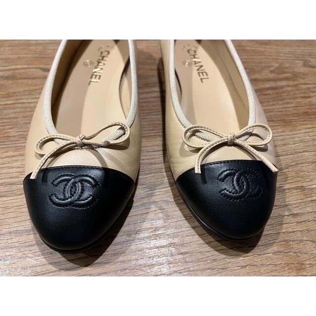 専用』美品☆シャネルCHANEL バレリーナ37.5 バレリーナ-