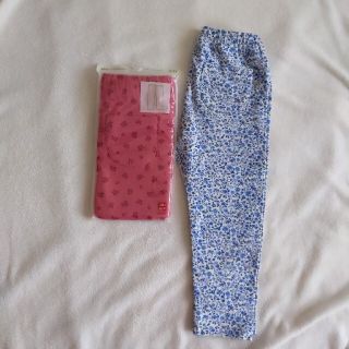 ユニクロ(UNIQLO)のユニクロ　レギンス　２本セット　90 　リバティ(パンツ/スパッツ)