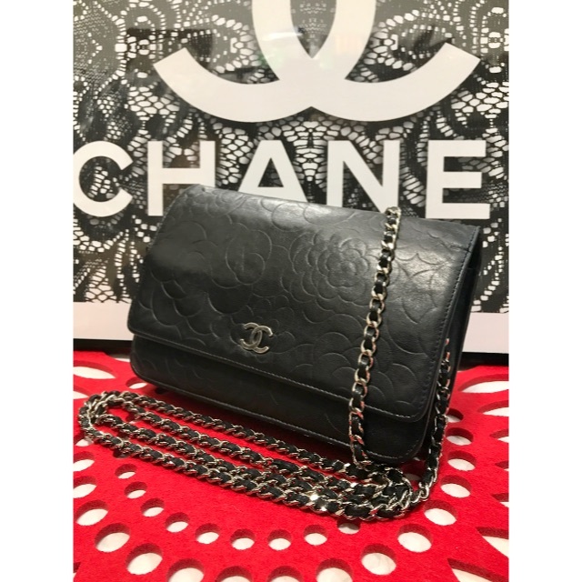 CHANEL(シャネル)のなお様専用 ◆◇ CHANEL ★ シャネル カメリア チェーンウォレット レディースのバッグ(ショルダーバッグ)の商品写真