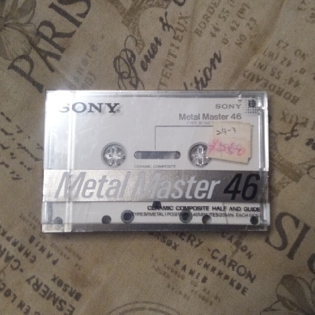 SONY Metal Master カセットテープ METAL-MST46