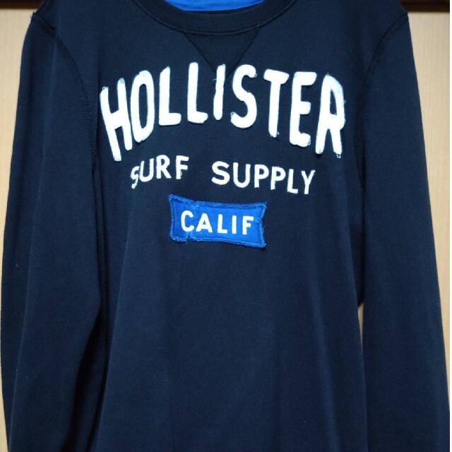 Hollister(ホリスター)のHollister ホリスター 裏起毛 スウェット トレーナ ネイビー アバクロ メンズのトップス(スウェット)の商品写真