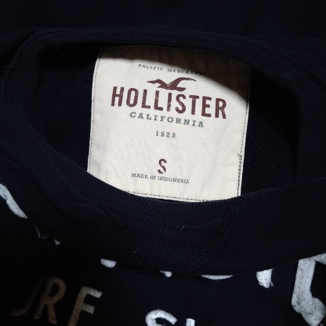 Hollister(ホリスター)のHollister ホリスター 裏起毛 スウェット トレーナ ネイビー アバクロ メンズのトップス(スウェット)の商品写真