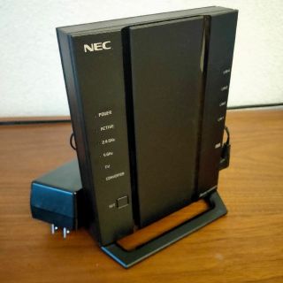 エヌイーシー(NEC)のWiFiルーター(NEC PA-WG2600HS2)(PC周辺機器)