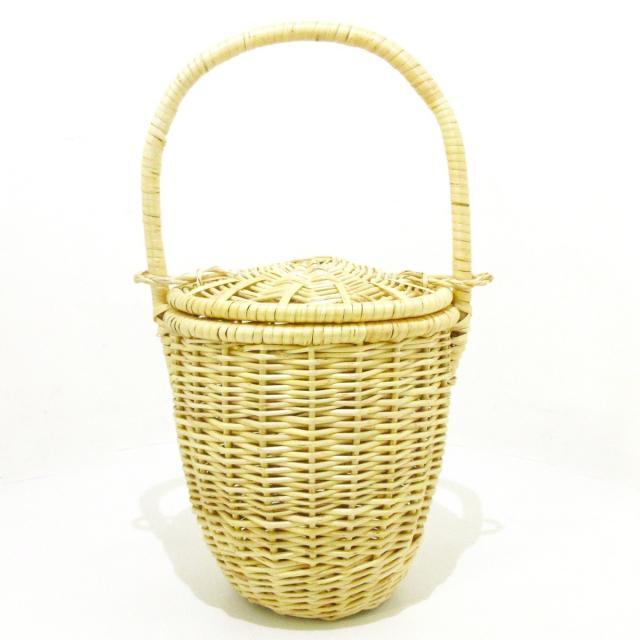 PATOU パトゥ ウィッカー バケツバッグ ハンドバッグ かごバッグ PATOU パトゥ ウィッカー バケツバッグ ハンドバッグ かごバッグ