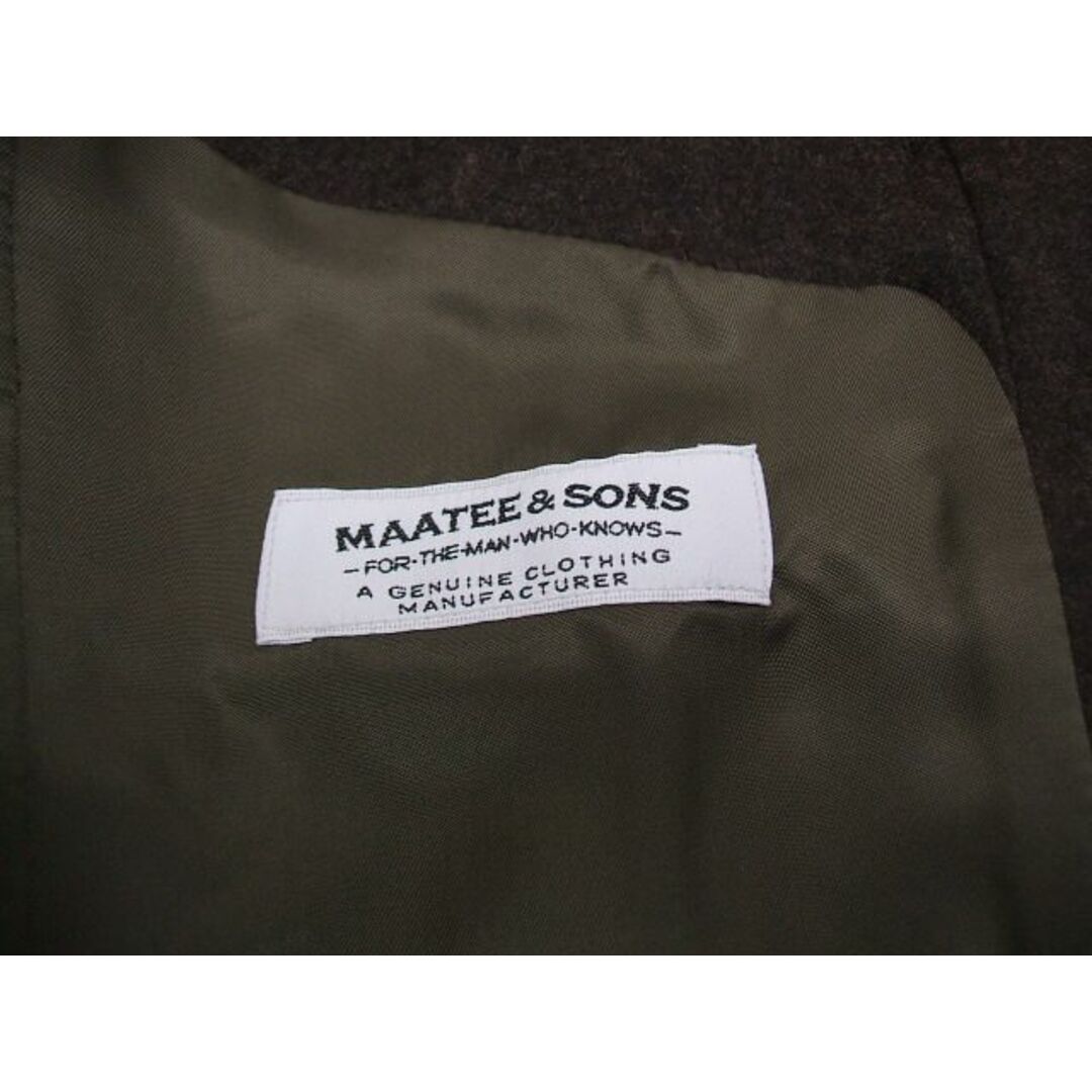 MAATEE & SONS テーラードジャケット マーティーアンドサンズ 【正規