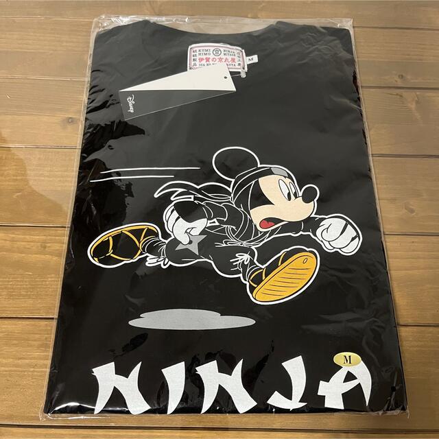 ミッキーマウス(ミッキーマウス)の伊賀の京丸屋 ミッキーマウス ミッキー 忍者Tシャツ ブラック Mサイズ 新品 レディースのトップス(Tシャツ(半袖/袖なし))の商品写真