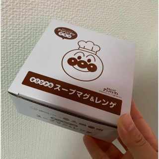 アンパンマン(アンパンマン)のアンパンマン　スープマグ＆レンゲ(キャラクターグッズ)