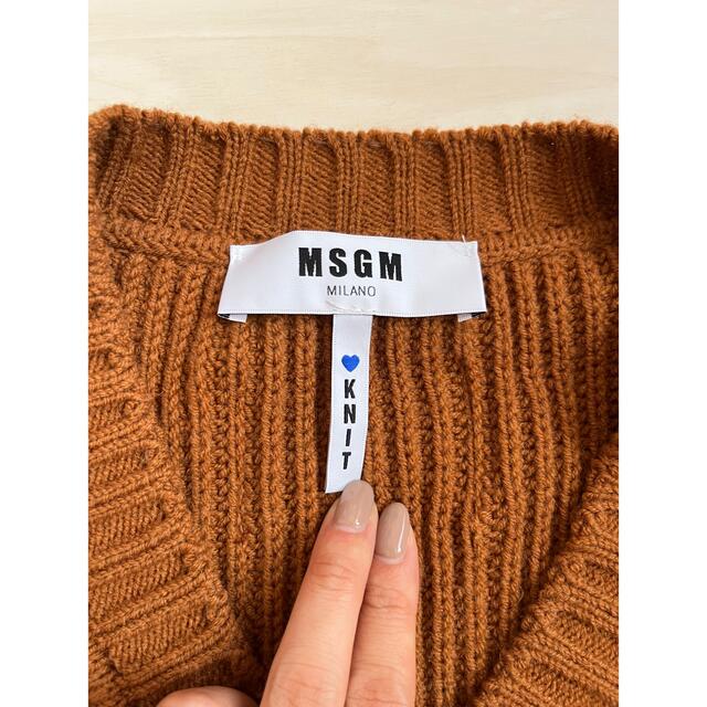 MSGM(エムエスジイエム)のMSGM オーバーニット　試着のみ レディースのトップス(ニット/セーター)の商品写真