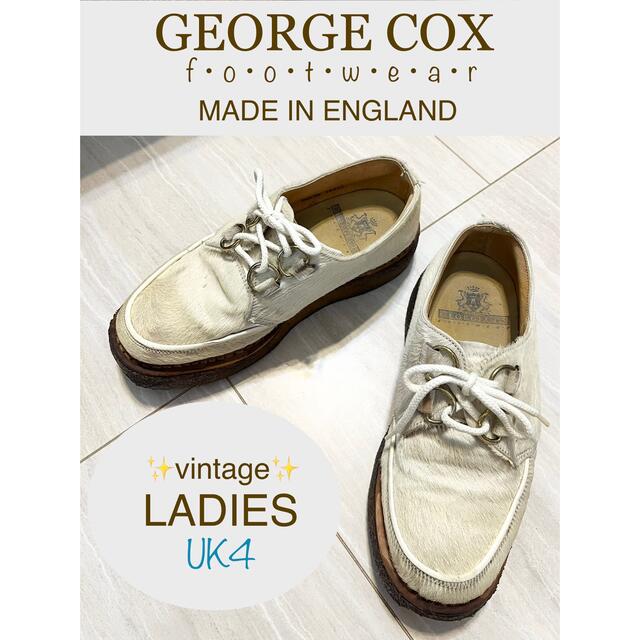 GEORGE COX】スエード ラバーソール レディース ジョージコックス