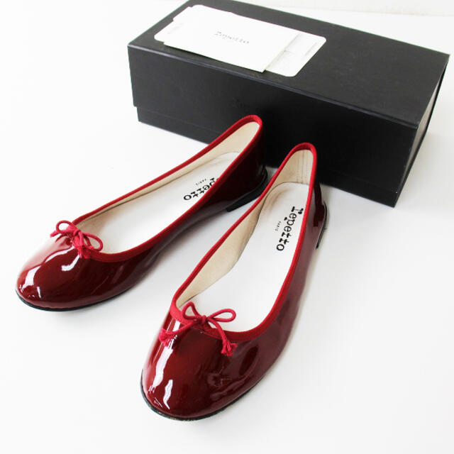 repetto レペット Cendrillon バレエシューズ 39.5/ボルドー バレリーナ エナメル パテント  25cm【2400013010160】 | フリマアプリ ラクマ