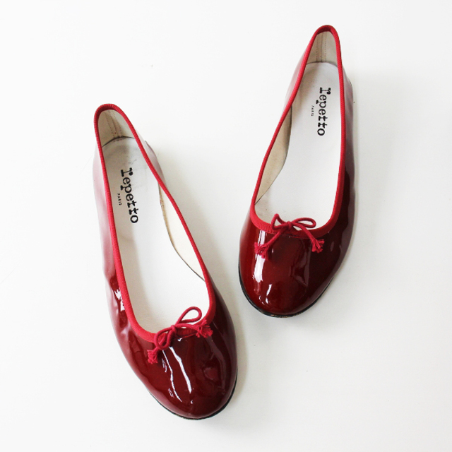 repetto - repetto レペット Cendrillon バレエシューズ 39.5/ボルドー ...