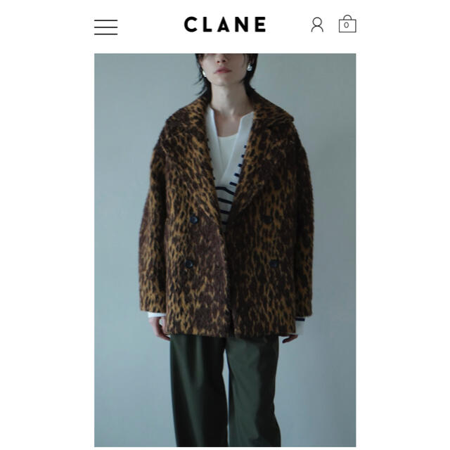 ふるさと割】 CLANE サイズ2 COAT DOUBLE LINE OVER CLANE - その他