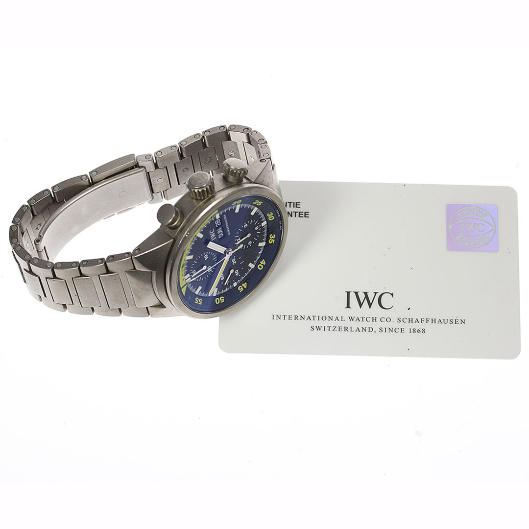 ★保証書付き【IWC SCHAFFHAUSEN】IWC アクアタイマー クロノグラフ IW371903 自動巻き メンズ_710336