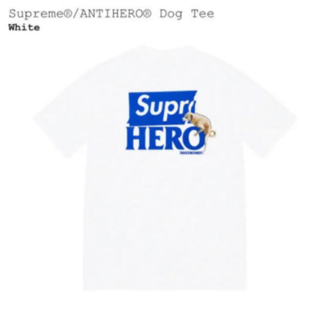 Supreme Anti Hero Dog Tee XXL 白