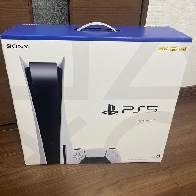 PlayStation(プレイステーション)のPS5本体ディスクエディションCFI-1100A エンタメ/ホビーのゲームソフト/ゲーム機本体(家庭用ゲーム機本体)の商品写真