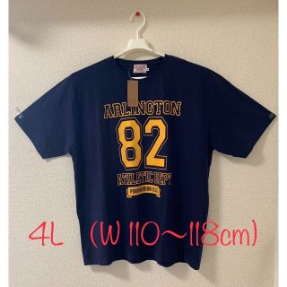 ARLINGTON  (USA)   　カレッジ・Tシャツ　　（４L）　　濃紺(Tシャツ/カットソー(半袖/袖なし))