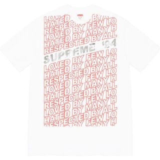 白M Supreme Respected Tee