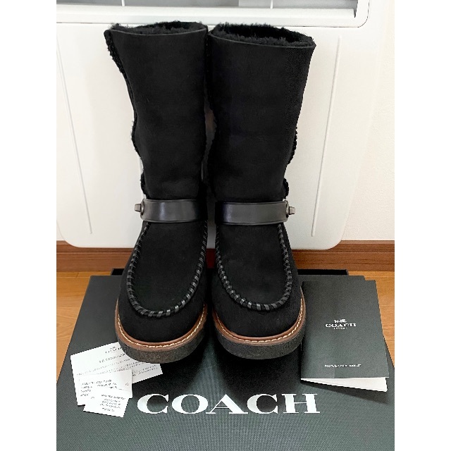 COACH - COACH コーチ ムートン ブーツの通販 by らくま's shop