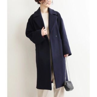 安心の定価販売 IENA イエナ MANTECO社生地オーバーサイズチェスター