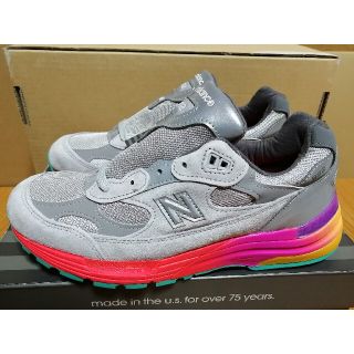 ニューバランス(New Balance)の未使用品 us8 26.0cm ニューバランス M992BCグレー/マルチ(スニーカー)