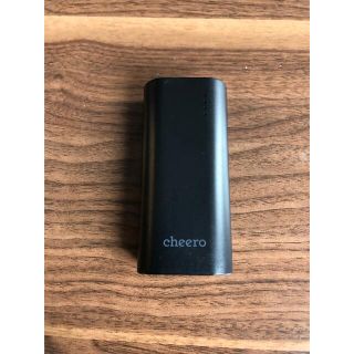 cheero モバイルバッテリー　5200mAh(バッテリー/充電器)