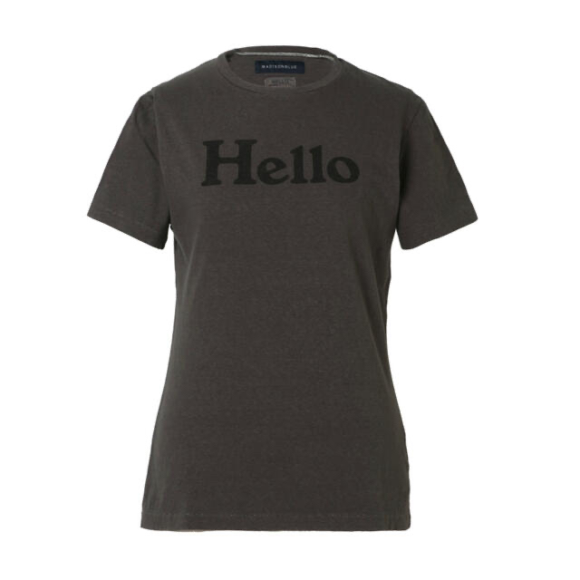 【MADISONBLUE】HELLO TシャツTシャツ(半袖/袖なし)