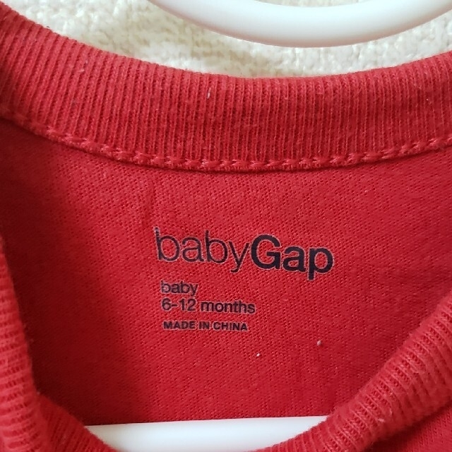 babyGAP(ベビーギャップ)の２枚仕立て 長袖 ロンパース キッズ/ベビー/マタニティのベビー服(~85cm)(ロンパース)の商品写真