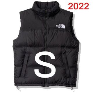 ザノースフェイス(THE NORTH FACE)の2022年 ノースフェイス　ヌプシベスト　ダウンベスト 黒　ブラック　メンズ　S(ダウンベスト)