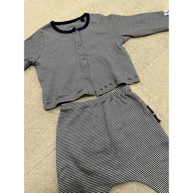 PETIT BATEAU(プチバトー)のPETIT BATEAU セットアップ キッズ/ベビー/マタニティのベビー服(~85cm)(カーディガン/ボレロ)の商品写真