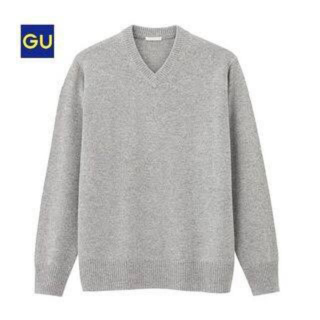 GU(ジーユー)のGU ソフトラムブレンドVネックセーター(長袖) S メンズのトップス(ニット/セーター)の商品写真