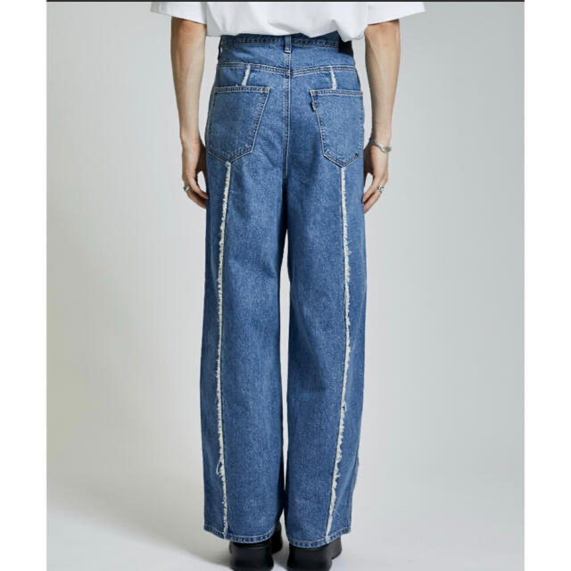 Jieda(ジエダ)の【JieDa/ジエダ】SWITCHING OVER DENIM PANTS メンズのパンツ(デニム/ジーンズ)の商品写真