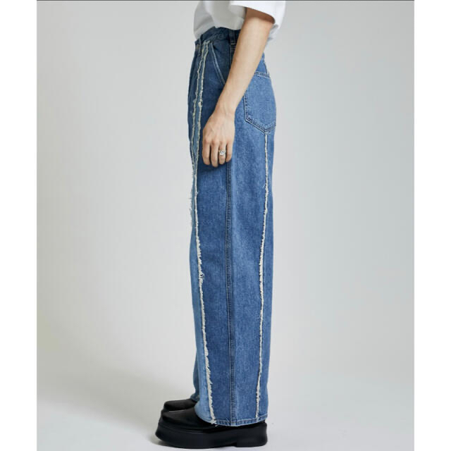 Jieda(ジエダ)の【JieDa/ジエダ】SWITCHING OVER DENIM PANTS メンズのパンツ(デニム/ジーンズ)の商品写真