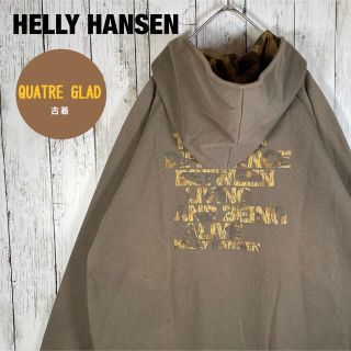 ヘリーハンセン(HELLY HANSEN)の【アースカラー】HELLY HANSEN パーカー古着 フルジップ 刺繡 L(パーカー)