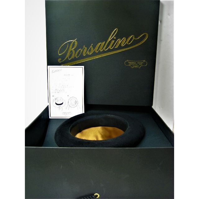 ほぼ未使用 イタリー製 ボルサリーノ Borsalino 帽子ハット ほぼ未使用 イタリー製 ボルサリーノ Borsalino 帽子ハット