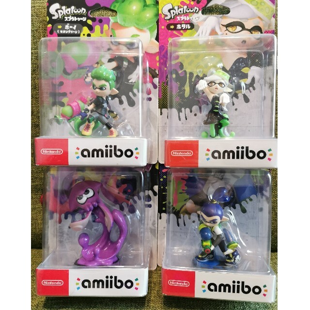 amiibo スプラトゥーン 4点 amiibo スプラトゥーン 4点