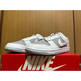 ナイキ(NIKE)のNike Dunk Low Retro 28cm white grey 白 灰(スニーカー)