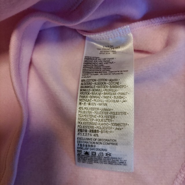 NIKE(ナイキ)のナイキ　新品　トレーナー　ピンク キッズ/ベビー/マタニティのキッズ服女の子用(90cm~)(Tシャツ/カットソー)の商品写真