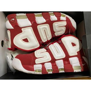 ナイキ(NIKE)のSUPREME × NIKE AIR MORE UPTEMPO 28cm(スニーカー)