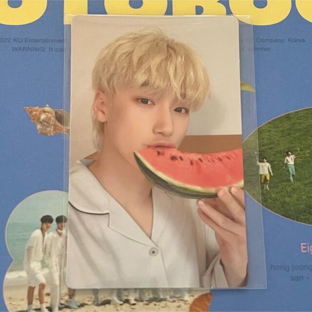 ATEEZ サン summer photobook KQSHOP 特典 トレカエンタメ/ホビー