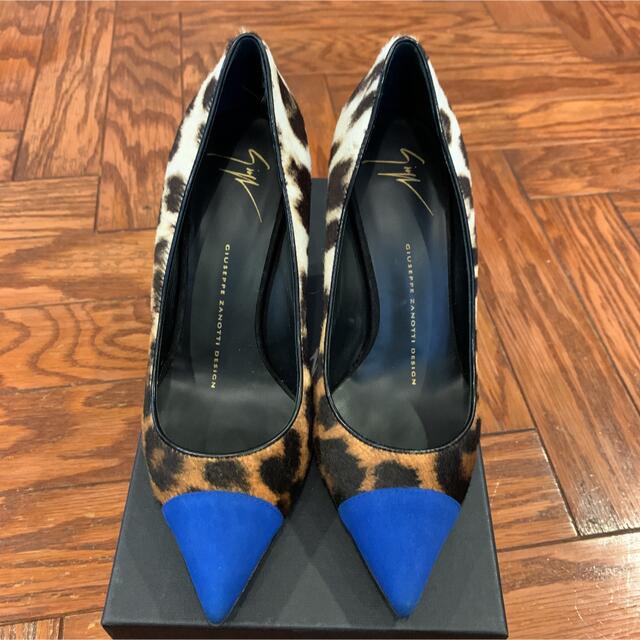 GIUSEPPE ZANOTTI*未使用 ヒョウ柄 パンプス - ハイヒール/パンプス