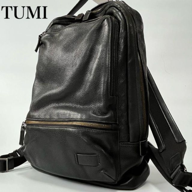 【未使用】TUMI 「ナヴィゲーション」オールレザーバックパック