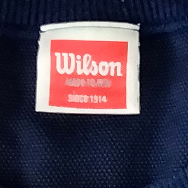 wilson(ウィルソン)のWilson　トレーナー　サイズ　JASPO M スポーツ/アウトドアのテニス(ウェア)の商品写真