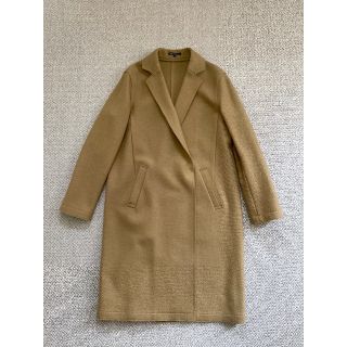 ニジュウサンク(23区)の秋冬物美品◆オンワード／23区◆チェスターニットコート38キャメル(チェスターコート)