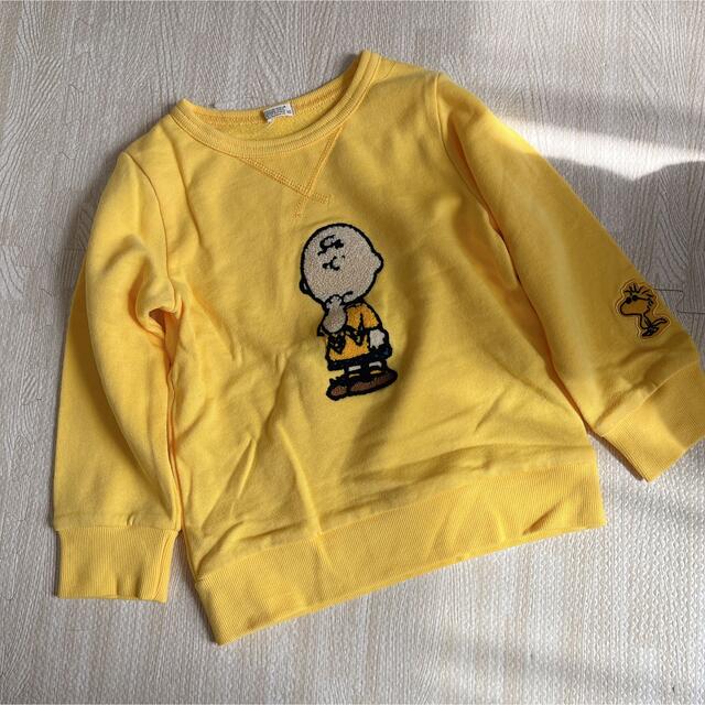 SNOOPY(スヌーピー)のチャーリーブラウン　トレーナー　100 SNOOPY 男の子　女の子　子供服 キッズ/ベビー/マタニティのキッズ服男の子用(90cm~)(Tシャツ/カットソー)の商品写真