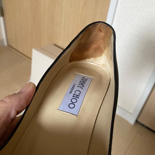 JIMMY CHOO(ジミーチュウ)のBlack パテントレザー　パンプス レディースの靴/シューズ(ハイヒール/パンプス)の商品写真