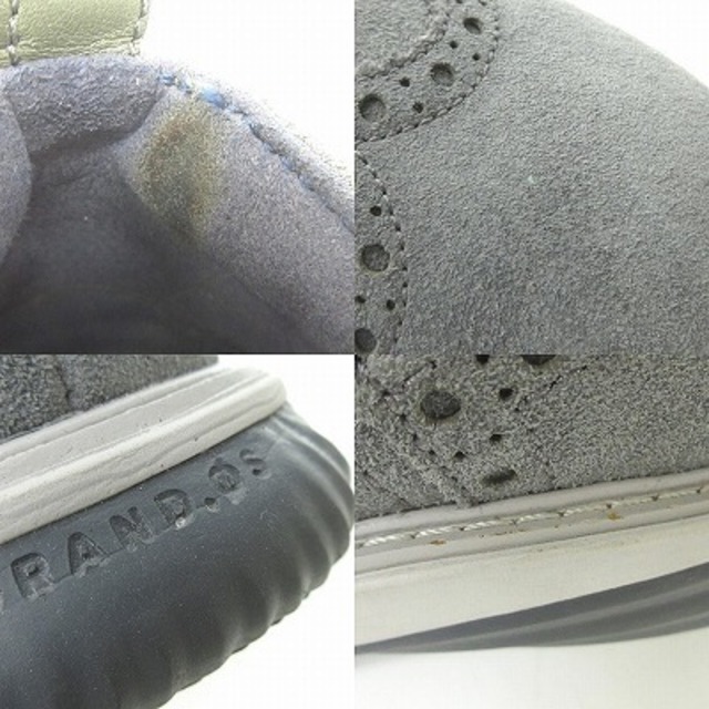Cole Haan(コールハーン)のグランドエボリューション レザーシューズ スニーカー ブルーグレー 27.5cm メンズの靴/シューズ(ドレス/ビジネス)の商品写真