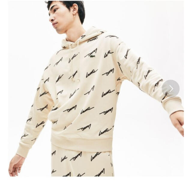 LACOSTE L!VE(ラコステライブ)のLACOSTE L!VE ユニセックス スクリプトロゴスウェットパーカ レディースのトップス(トレーナー/スウェット)の商品写真