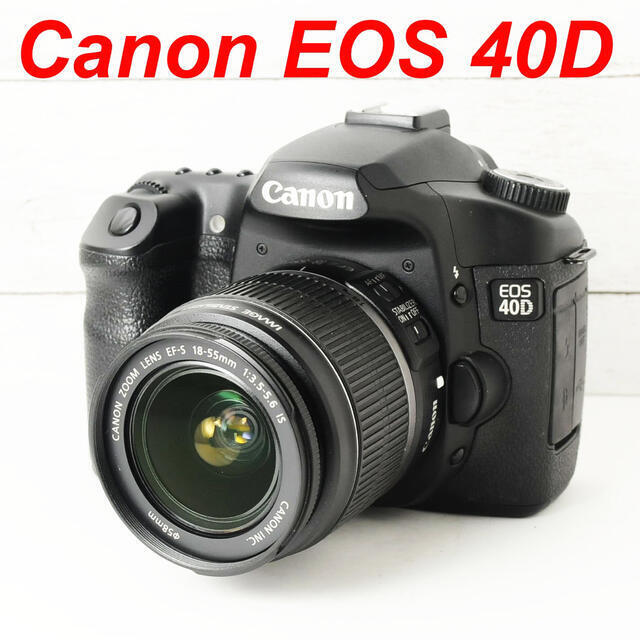 Canon - ️本格一眼レフ ️初心者オススメ ️Canon EOS 40Dの通販 by CH's Shop｜キヤノンならラクマ