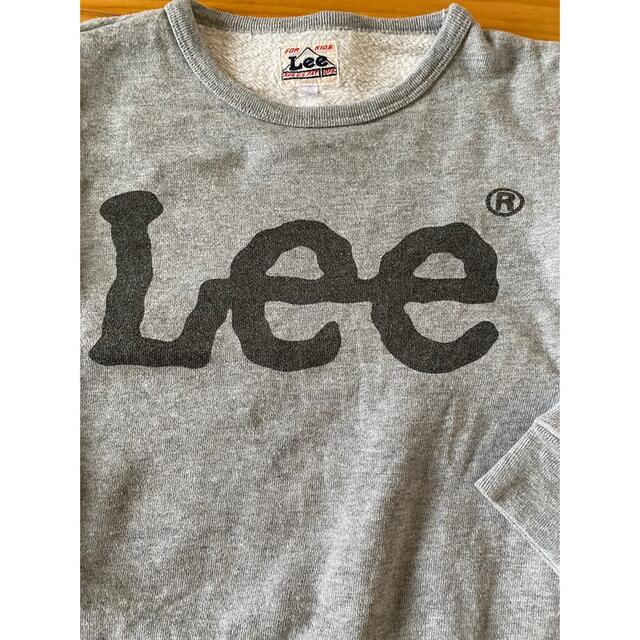 Lee(リー)のLee リー　トレーナー　グレー　長袖　110cm キッズ/ベビー/マタニティのキッズ服女の子用(90cm~)(Tシャツ/カットソー)の商品写真