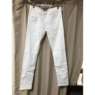 ユニクロ(UNIQLO)のユニクロ ストレッチスキニージーンズ size33 ホワイト UNIQLO(デニム/ジーンズ)